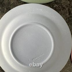 Wedgwood Jasperware Teal, Grey, Pink, Blue Decorative Plates VGC