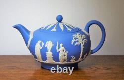 Wedgwood Jasperware Teapot Large Blue