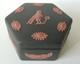 Wedgwood Jasperware Terracotta Black Trinket Box Egyptian