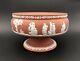 Wedgwood Jasperware Terracotta Large Footed Bowl