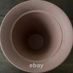 Wedgwood Jasperware Terracotta Vase 5 X 4.25 X 3.25