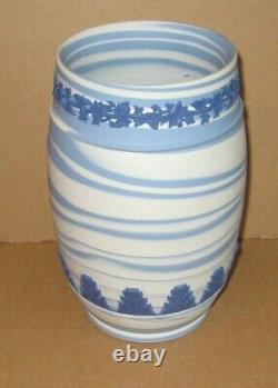 Wedgwood Jasperware Tri Coloured Marbled Large Vase