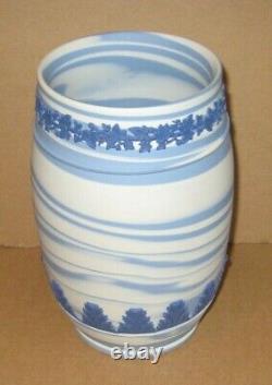 Wedgwood Jasperware Tri Coloured Marbled Large Vase