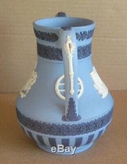 Wedgwood Jasperware Tri Coloured Two Handle Vase