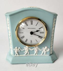 Wedgwood Jasperware Turquoise Clock Nankin Limited Edition Wedgwood Jasperware Turquoise Clock Nankin Limited Edition