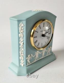 Wedgwood Jasperware Turquoise Clock Nankin Limited Edition