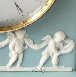 Wedgwood Jasperware Turquoise Clock Nankin Limited Edition