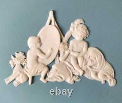 Wedgwood Jasperware Turquoise Tray / Plate Infant Academy