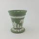 Wedgwood Jasperware Vase Small Green / Celadon 7637 Oa