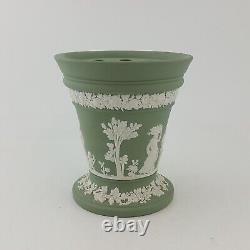 Wedgwood Jasperware Vase Small Green / Celadon 7637 OA