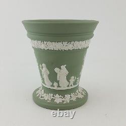 Wedgwood Jasperware Vase Small Green / Celadon 7637 OA