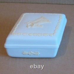 Wedgwood Jasperware White & Yellow Collectors Society Diamond Box