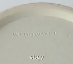 Wedgwood Jasperware Yellow and Black Dip Mustard Pot Lion Head and Garland