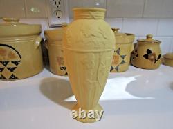 Wedgwood LARGE 7.5 Vase Doric Ivy Cane Color Jasperware