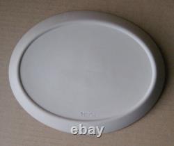 Wedgwood LIGHT TAUPE Jasper Ware Infant Academy Oval Tray