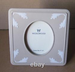 Wedgwood Light Taupe Brown Jasperware Photo Frame