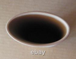 Wedgwood Light Taupe Brown Jasperware Prunus Oval Tubular Vase