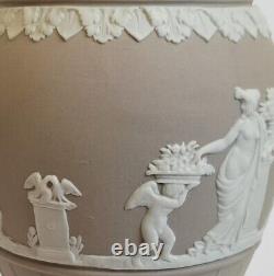 Wedgwood Light Taupe Jasperware Vase Bountiful