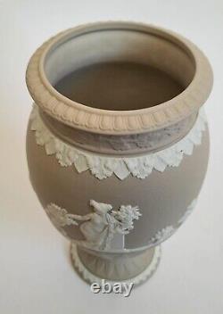 Wedgwood Light Taupe Jasperware Vase Bountiful