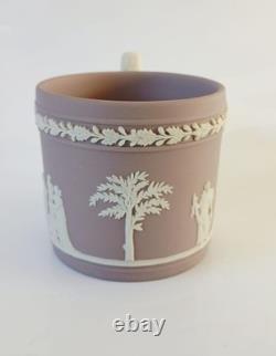 Wedgwood Lilac Jasper Grecian Coffee Cup jasperware