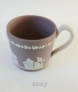 Wedgwood Lilac Jasper Grecian Coffee Cup jasperware