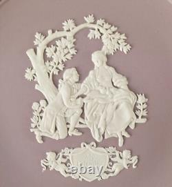 Wedgwood Lilac Jasper Plate My Valentine 1982 jasperware