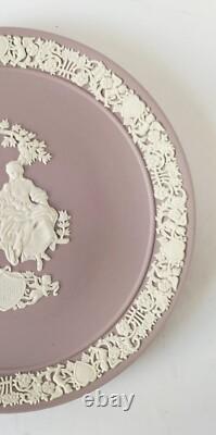 Wedgwood Lilac Jasper Plate My Valentine 1982 jasperware