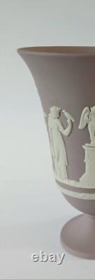 Wedgwood Lilac Jasper Vase Footed -jasperware
