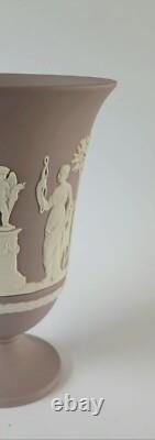 Wedgwood Lilac Jasper Vase Footed -jasperware