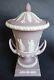 Wedgwood Lilac Jasper Ware Pedestal Campana Urn With Lid 11.5 / 29 Cm Tall
