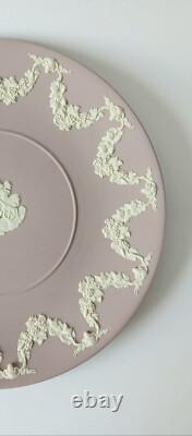 Wedgwood Lilac Jasperware Cake Plate Aurora and Chariot 9 1/4 Inch