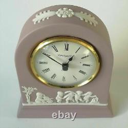 Wedgwood Lilac Jasperware Clock