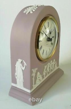 Wedgwood Lilac Jasperware Clock