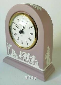 Wedgwood Lilac Jasperware Clock