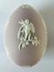 Wedgwood Lilac Jasperware Egg Trinket Box Seasons