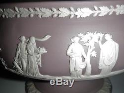Wedgwood Lilac Jasperware Imperial Pedestal Bowl The Sacrifice
