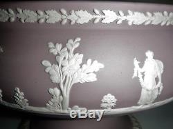 Wedgwood Lilac Jasperware Imperial Pedestal Bowl The Sacrifice