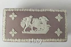 Wedgwood Lilac Jasperware Trinket Box