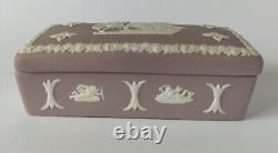 Wedgwood Lilac Jasperware Trinket Box