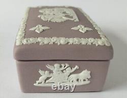 Wedgwood Lilac Jasperware Trinket Box