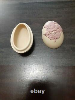 Wedgwood Lot Of 4 1985 & 87 Valentine's Day, Yellow Rose Egg Box, Mary Kay G+