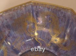 Wedgwood Lustre Dragon Large 8 (20cm) Octagonal Bowl Z4825 Daisy Makeig Jones