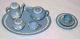 Wedgwood Mini / Miniature Blue Jasperware 11 Piece Tea & Coffee Set New