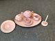 Wedgwood Miniature 10 Piece Tea Set Pink Jasperware