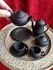 Wedgwood Miniature Black Basalt Tea Set (jasper Ware) Perfect