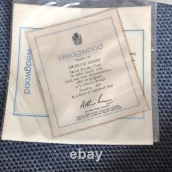 Wedgwood Museum Series White Jasperware Diced Trophy Plate Limited Ed No. 164