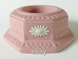 Wedgwood Pink Jasper Candle Holder x 2 Tea Light Holder Jasperware