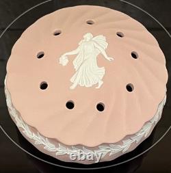 Wedgwood Pink Jasperware'Dancing Hours' Potpourri