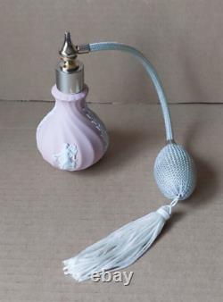 Wedgwood Pink Jasperware Dancing Hours Twisted Perfume Atomiser