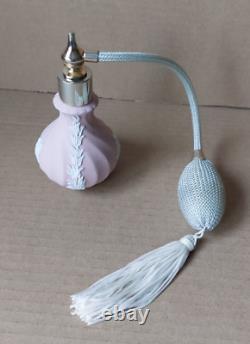 Wedgwood Pink Jasperware Dancing Hours Twisted Perfume Atomiser